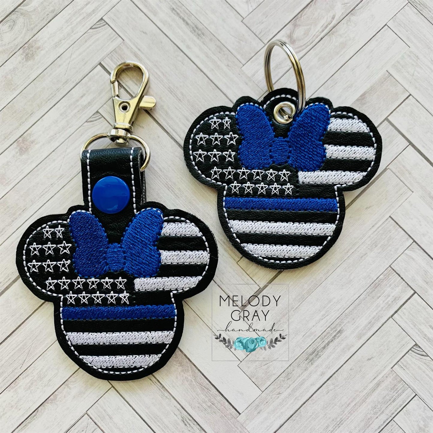 TBL Miss Mouse Fobs - DIGITAL Embroidery DESIGN