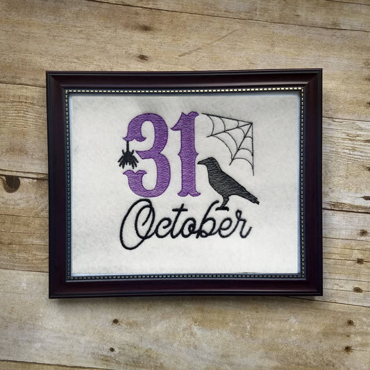 31 October - 4 sizes- Digital Embroidery Design