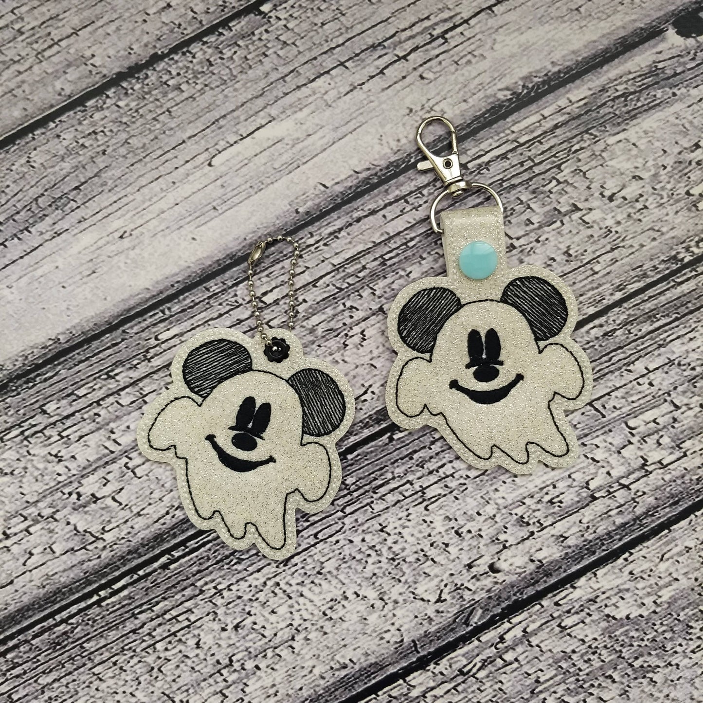 Ghost Mouse Fobs - DIGITAL Embroidery DESIGN