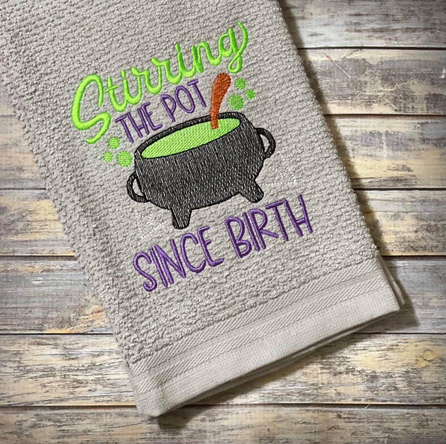 Stirring the Pot - 3 sizes- Digital Embroidery Design