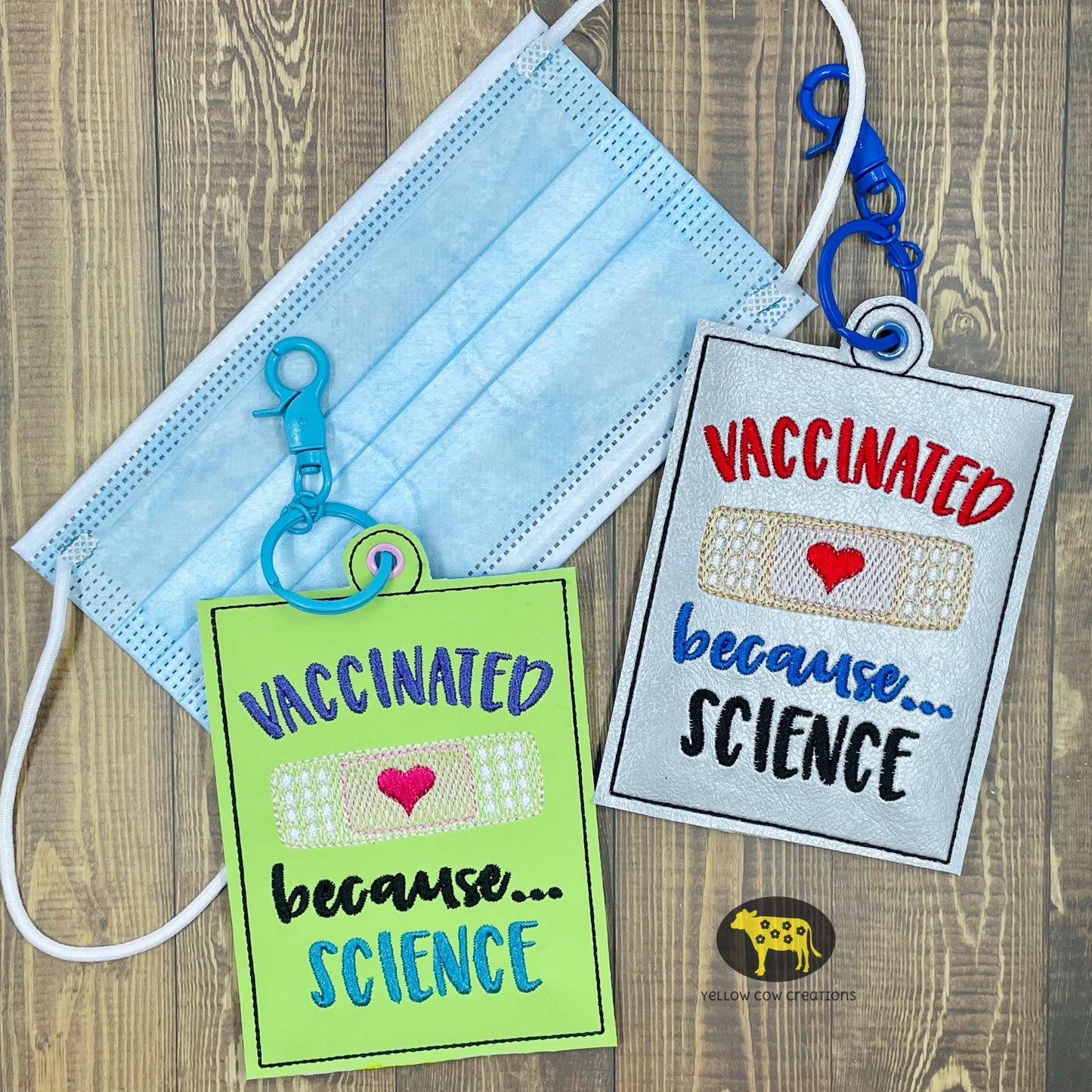 Because...Science Vaccination Card Holders 5x7