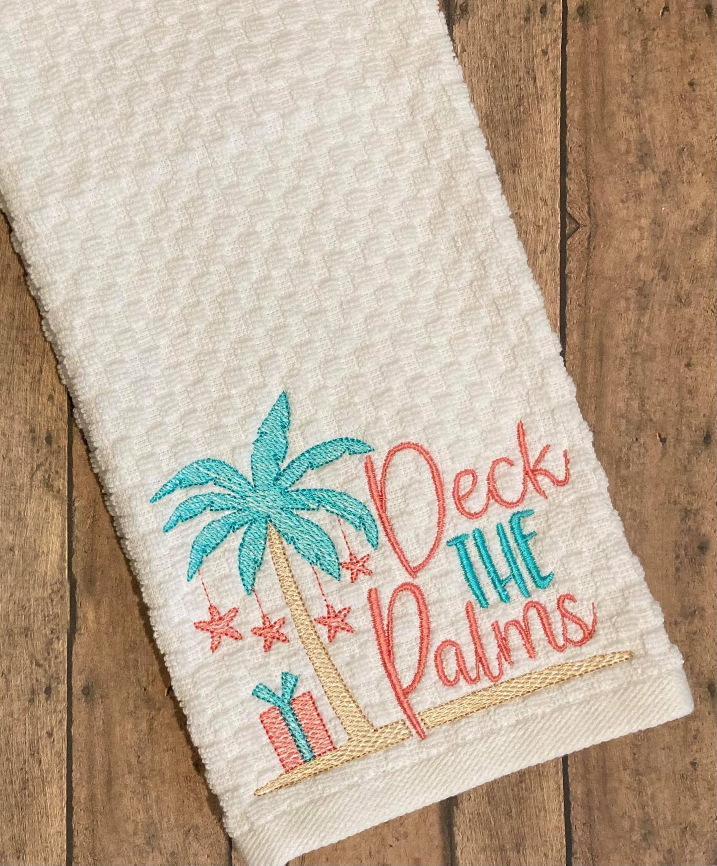 Deck the Palms - 4 sizes- Digital Embroidery Design