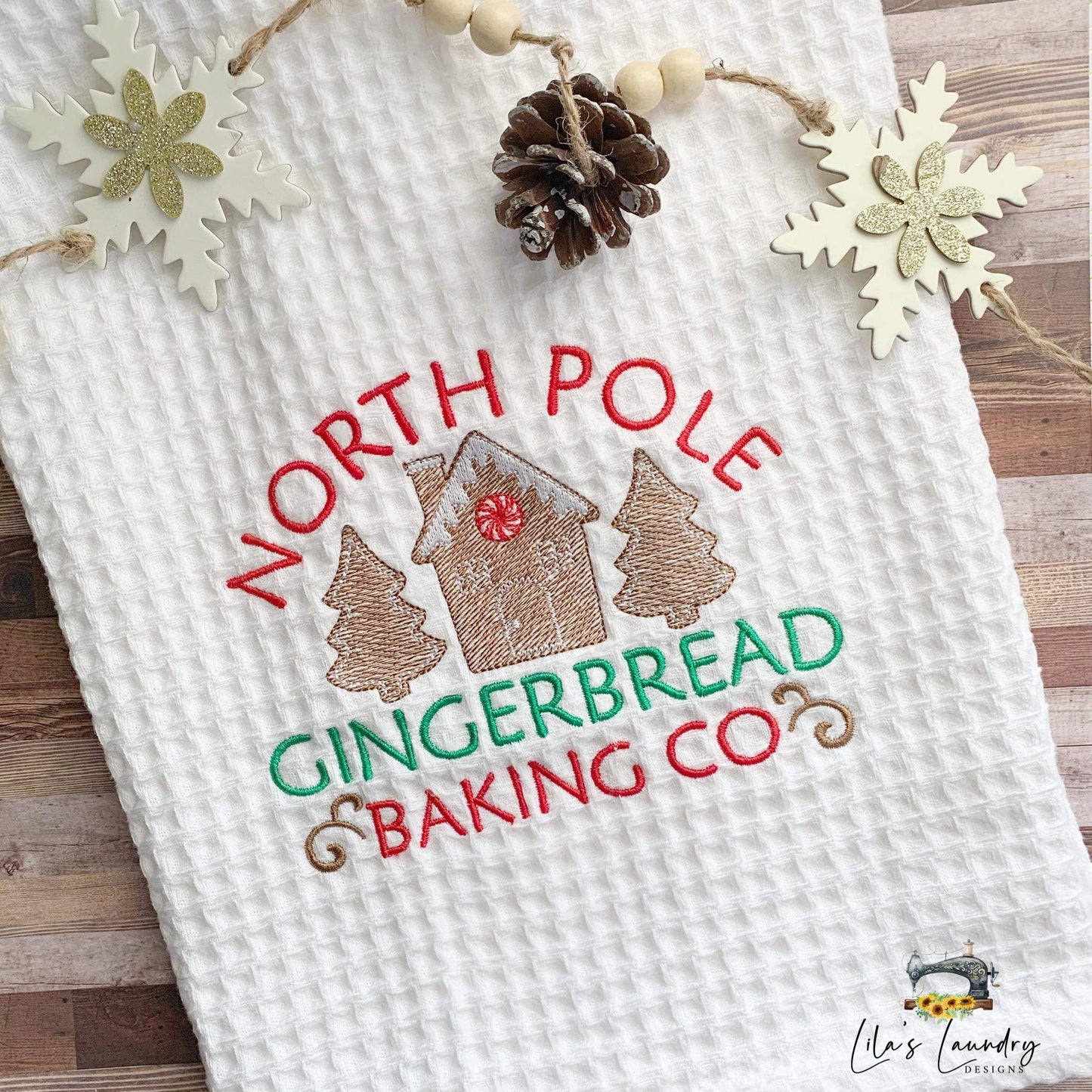 Gingerbread Baking Co - 3 sizes- Digital Embroidery Design
