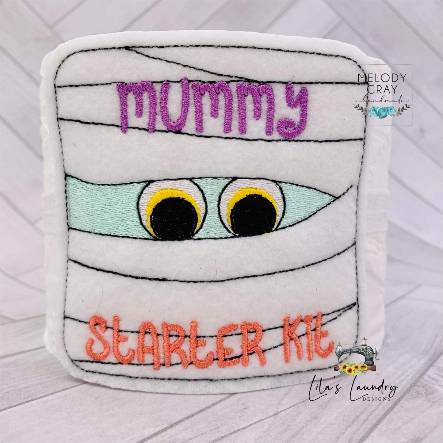 Mummy Stater Kit - TP tie 4x4 - DIGITAL Embroidery DESIGN
