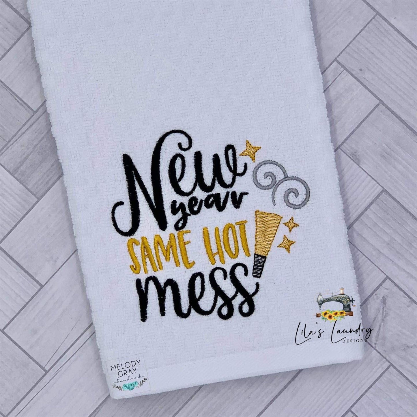 Same Hot Mess - 4 sizes- Digital Embroidery Design