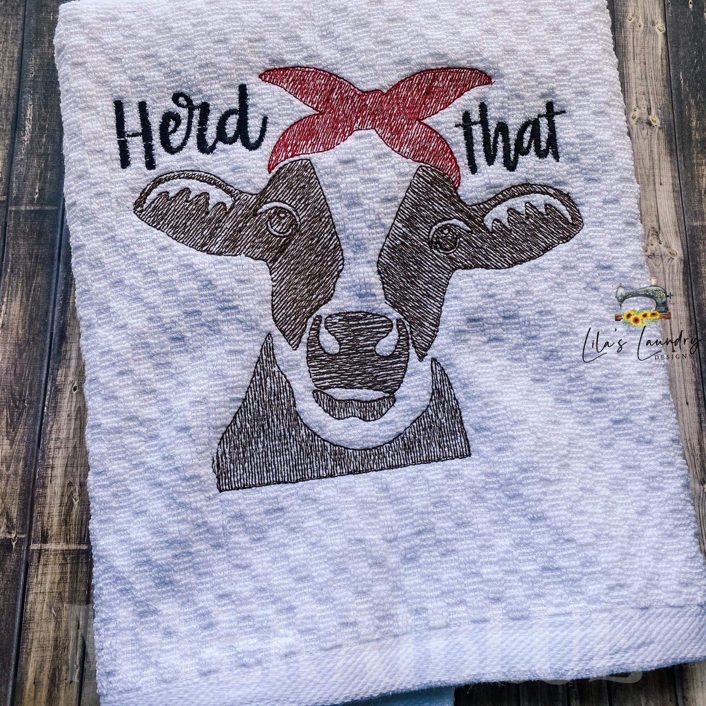 Herd That - 3 sizes- Digital Embroidery Design