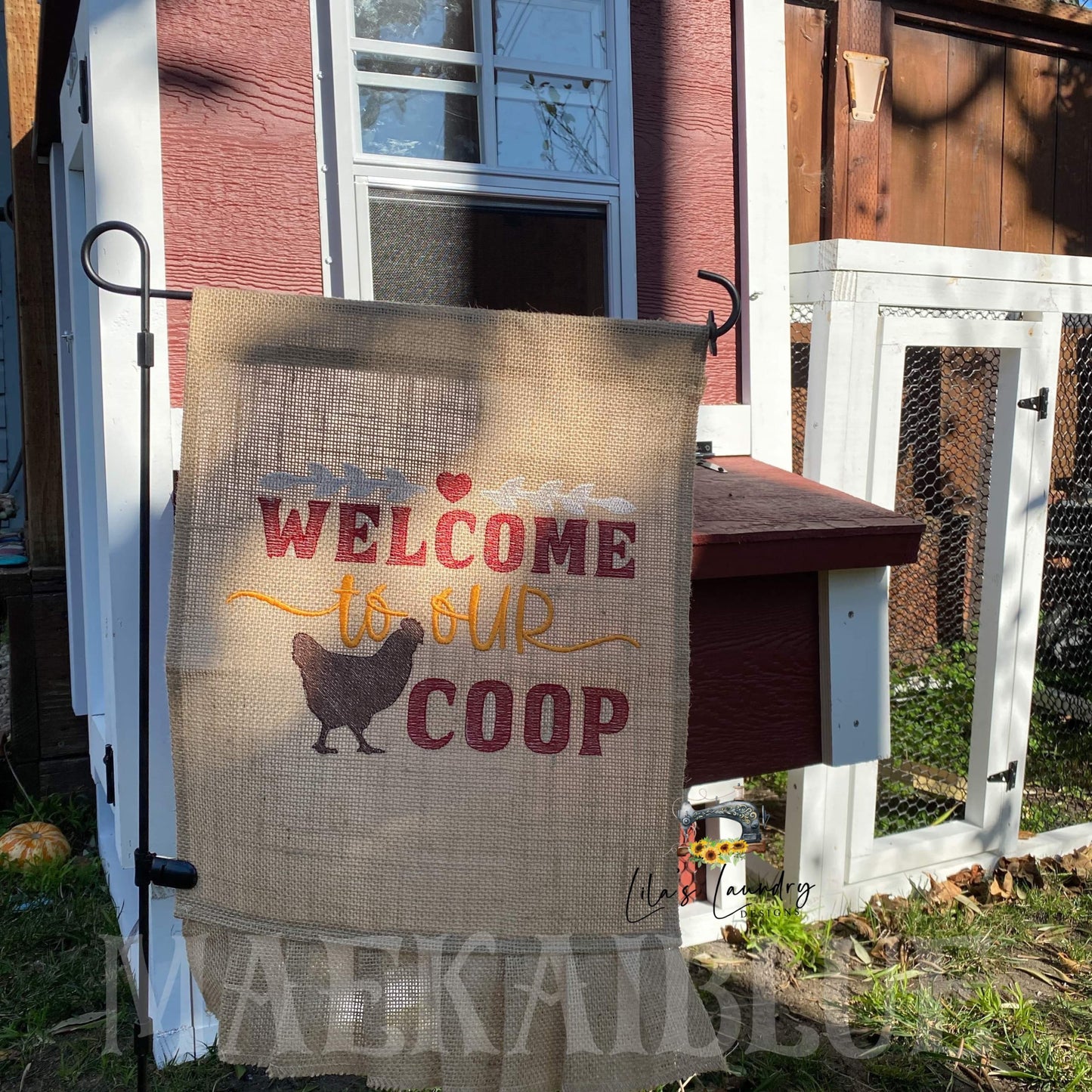 Welcome to our Coop - 4 sizes- Digital Embroidery Design
