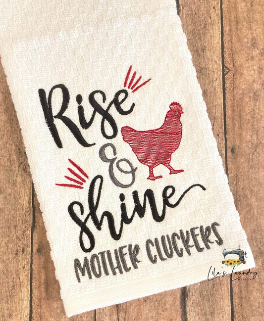 Mother Cluckers - 2 sizes- Digital Embroidery Design