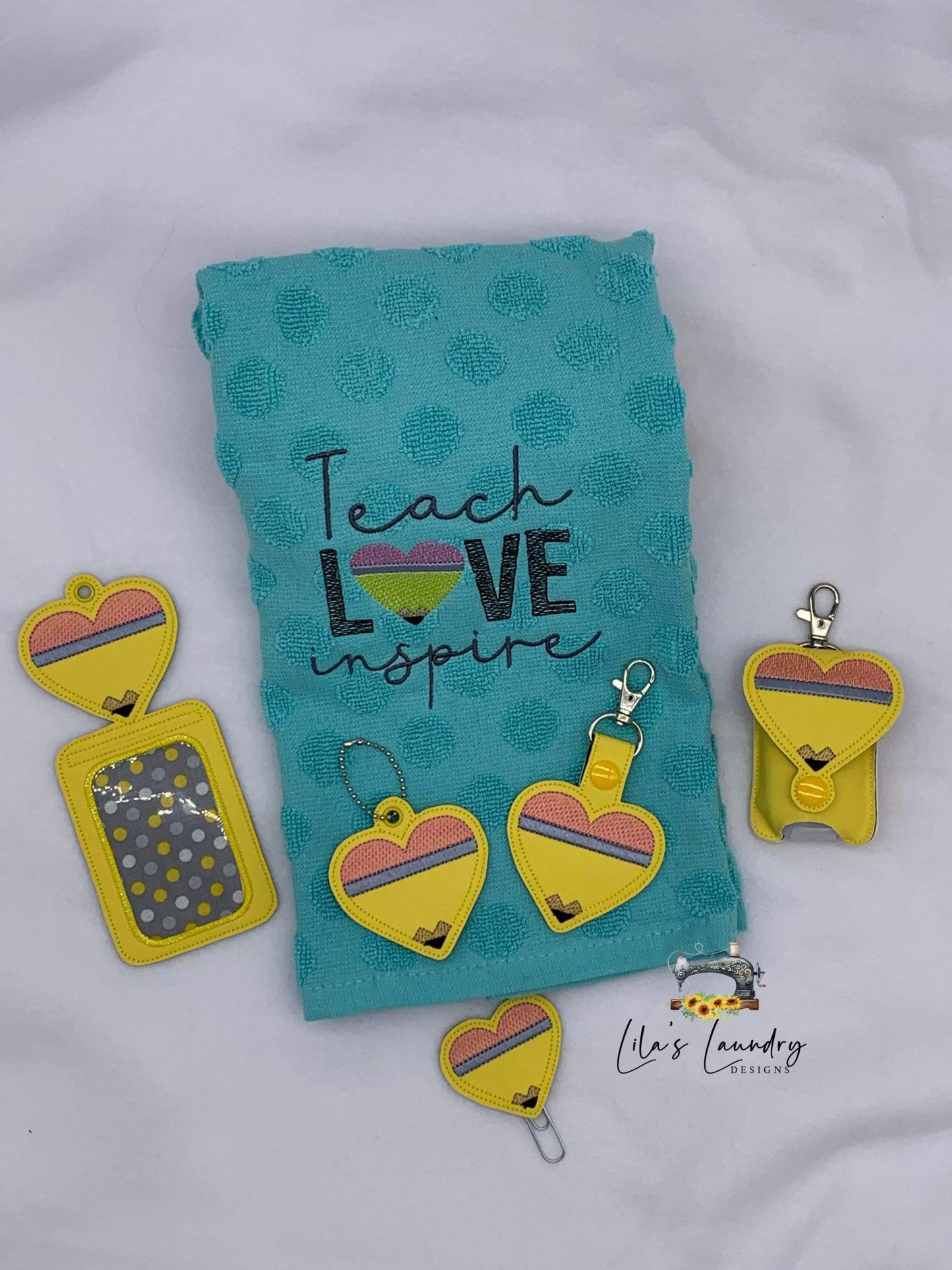 Teacher Appreciation Bundle - 5 Designs- Digital Embroidery Designs