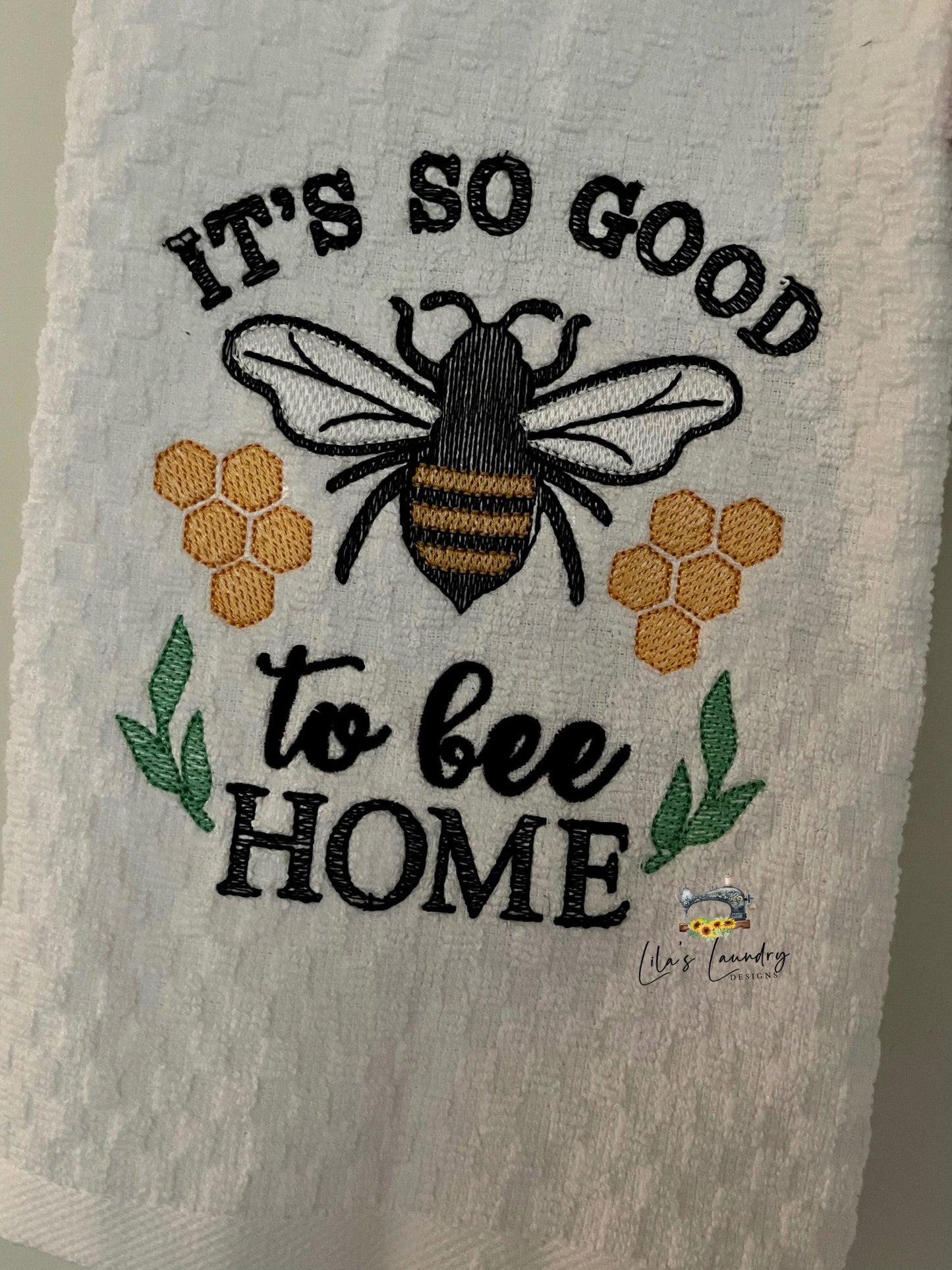 So Good to Bee Home - 4 sizes- Digital Embroidery Design