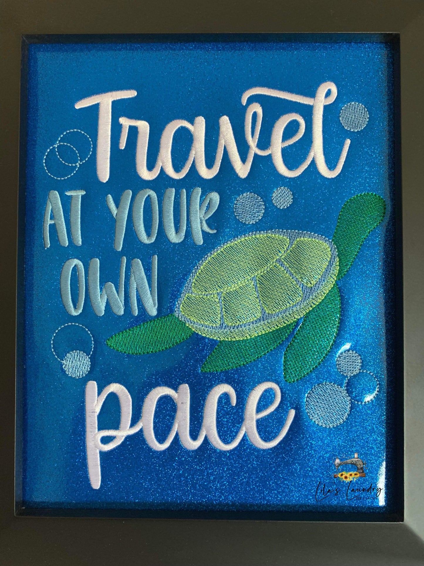 Travel At Your Own Pace - 4 sizes- Digital Embroidery Design