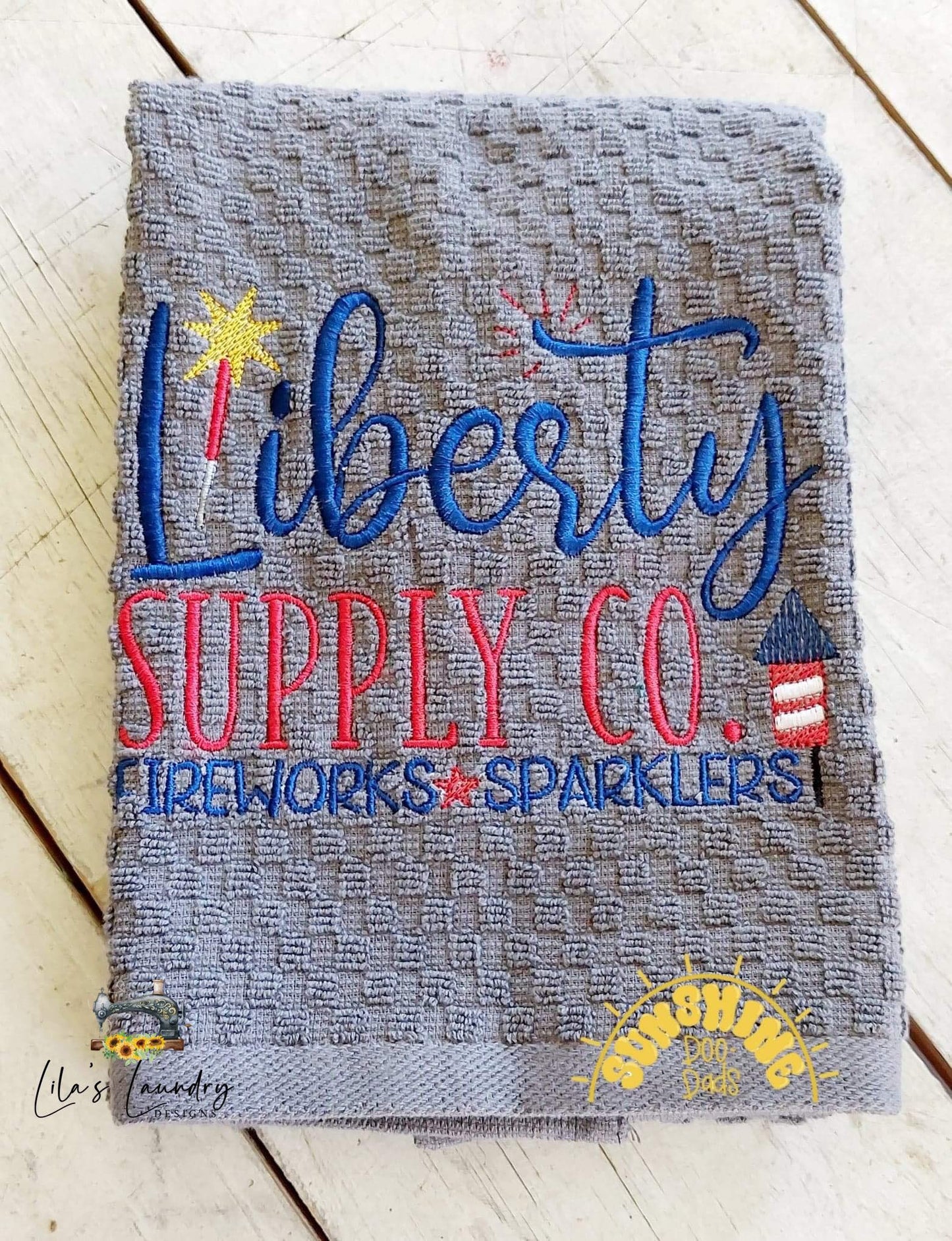 Liberty Supply Co. - 2 sizes- Digital Embroidery Design