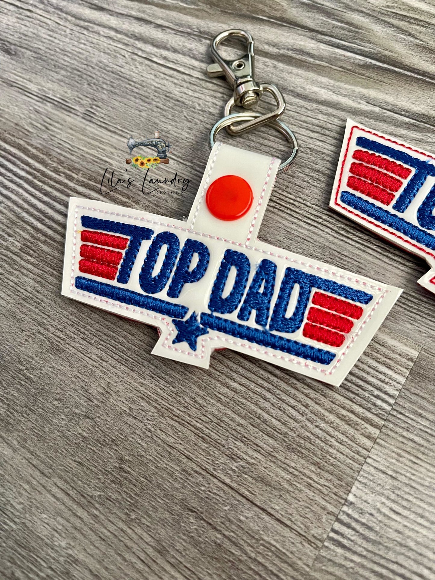 Top Dad Fobs - DIGITAL Embroidery DESIGN