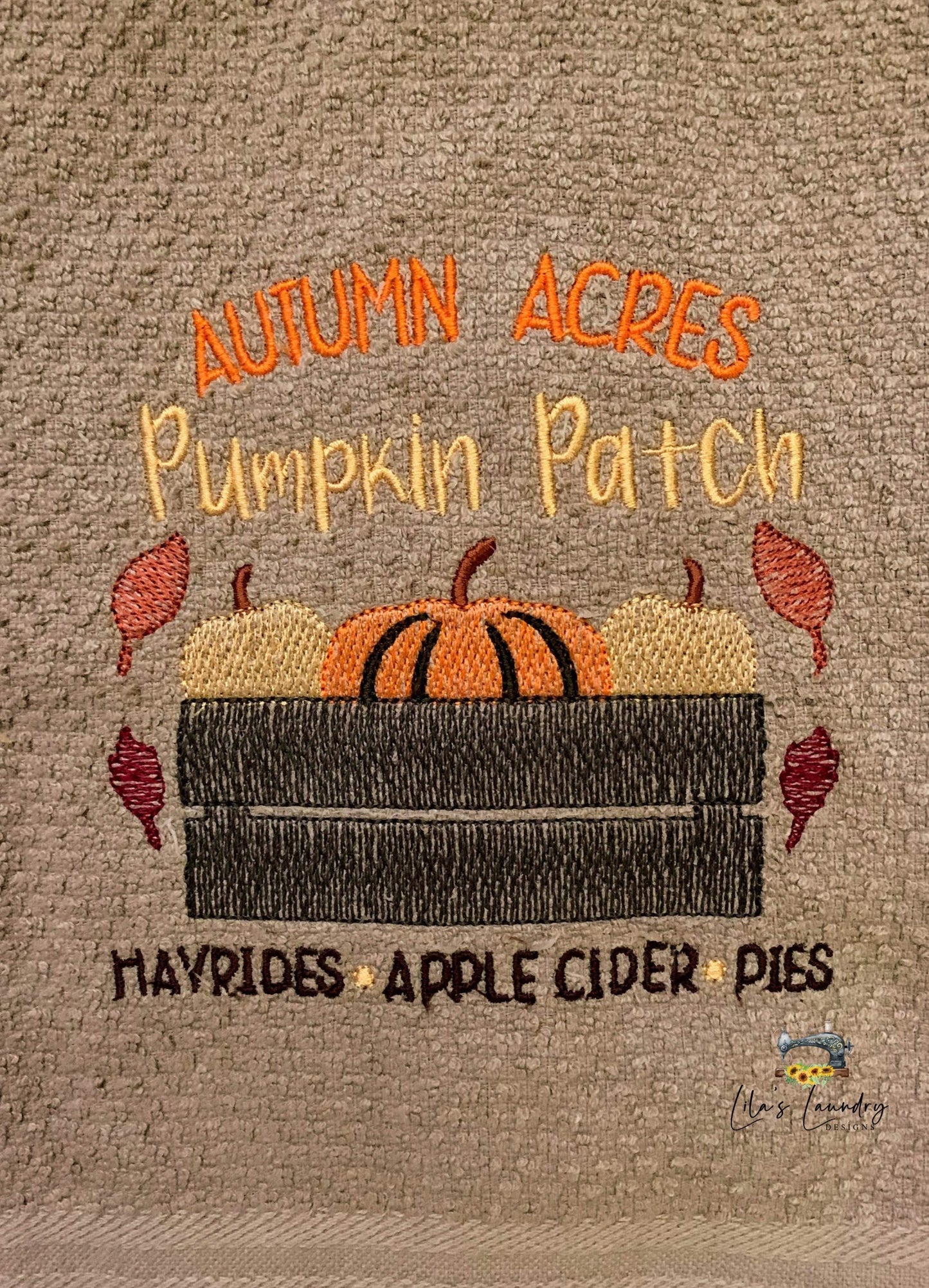 Autumn Acres - 3 sizes- Digital Embroidery Design
