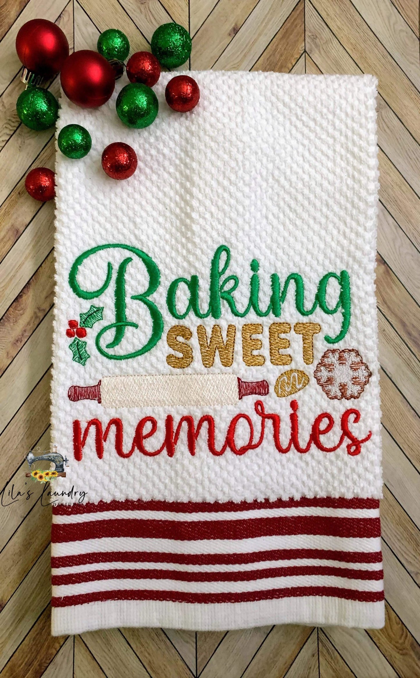 Baking Sweet Memories - 3 sizes- Digital Embroidery Design