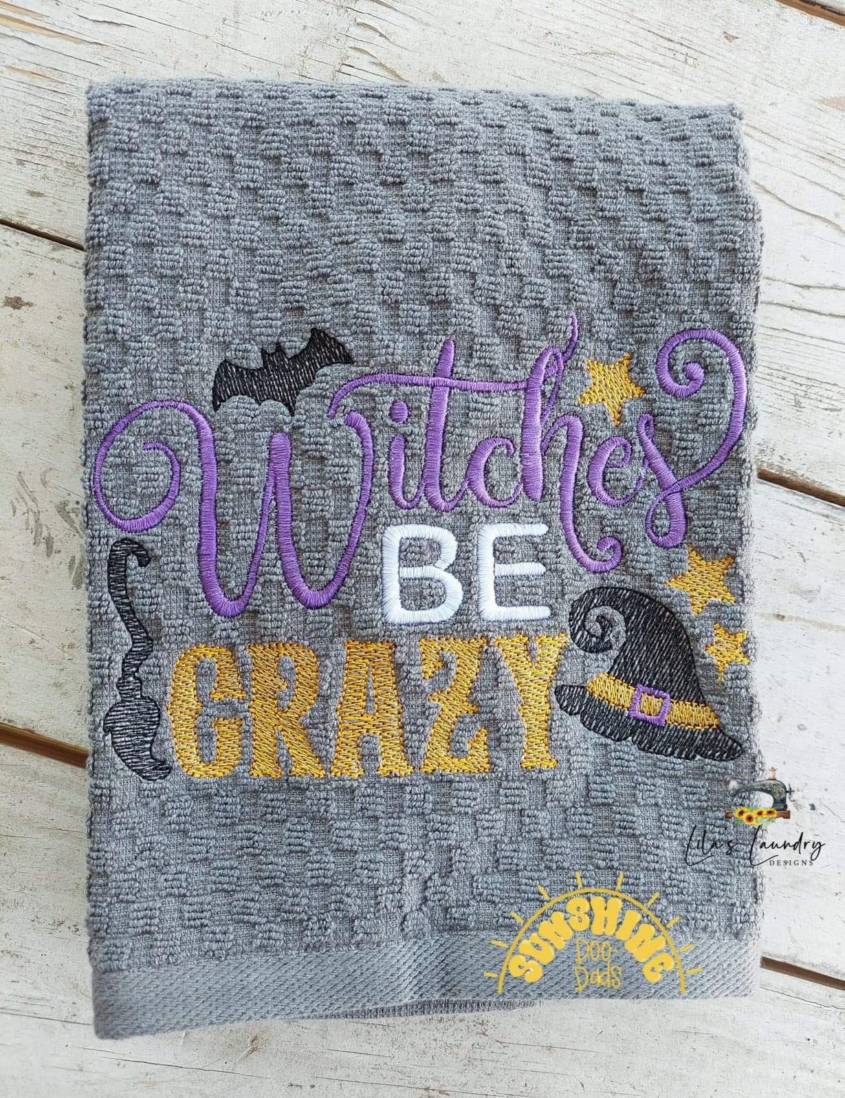 Witches Be Crazy - 3 sizes- Digital Embroidery Design