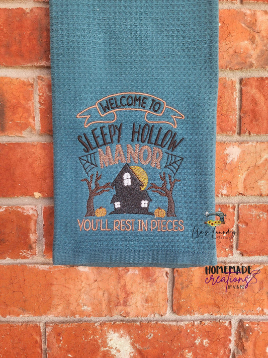 Sleepy Hollow Manor - 3 sizes- Digital Embroidery Design