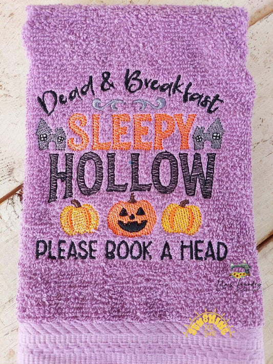 Sleepy Hollow Dead and Breakfast - 3 sizes- Digital Embroidery Design