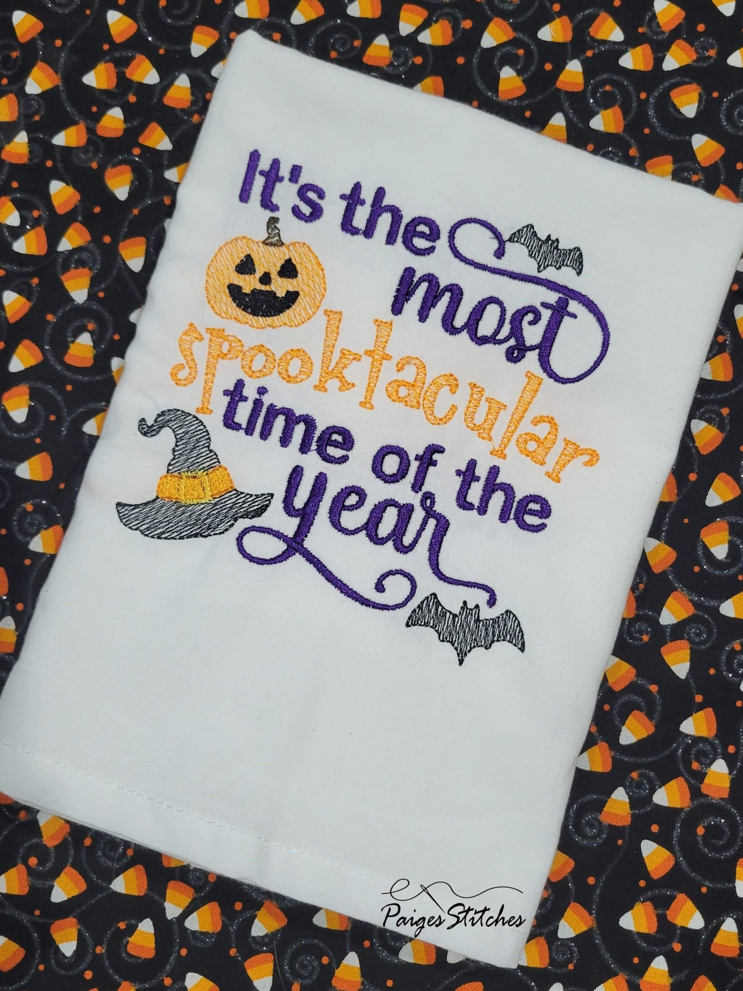 Most Spooktacular Time of the Year - 4 sizes- Digital Embroidery Design