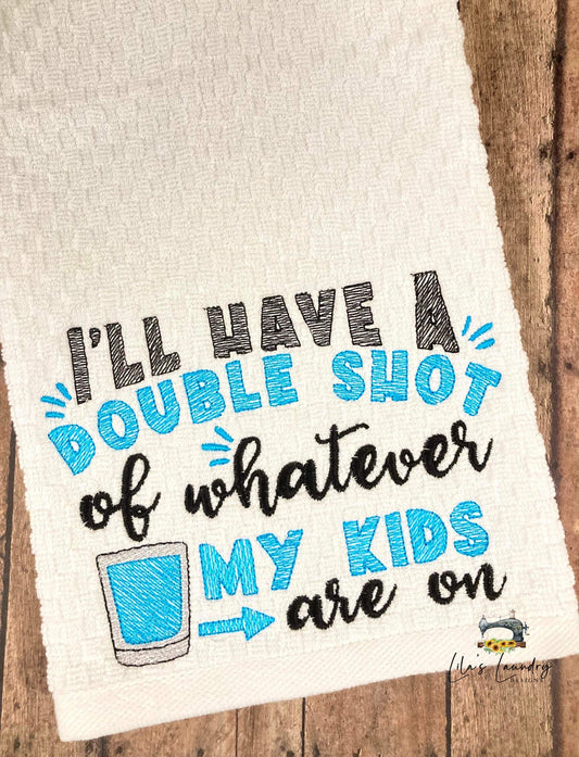 Double Shot - 2 sizes- Digital Embroidery Design