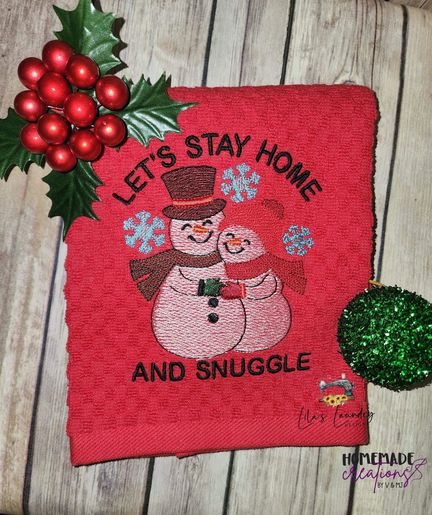 Stay Home and Snuggle - 3 sizes- Digital Embroidery Design