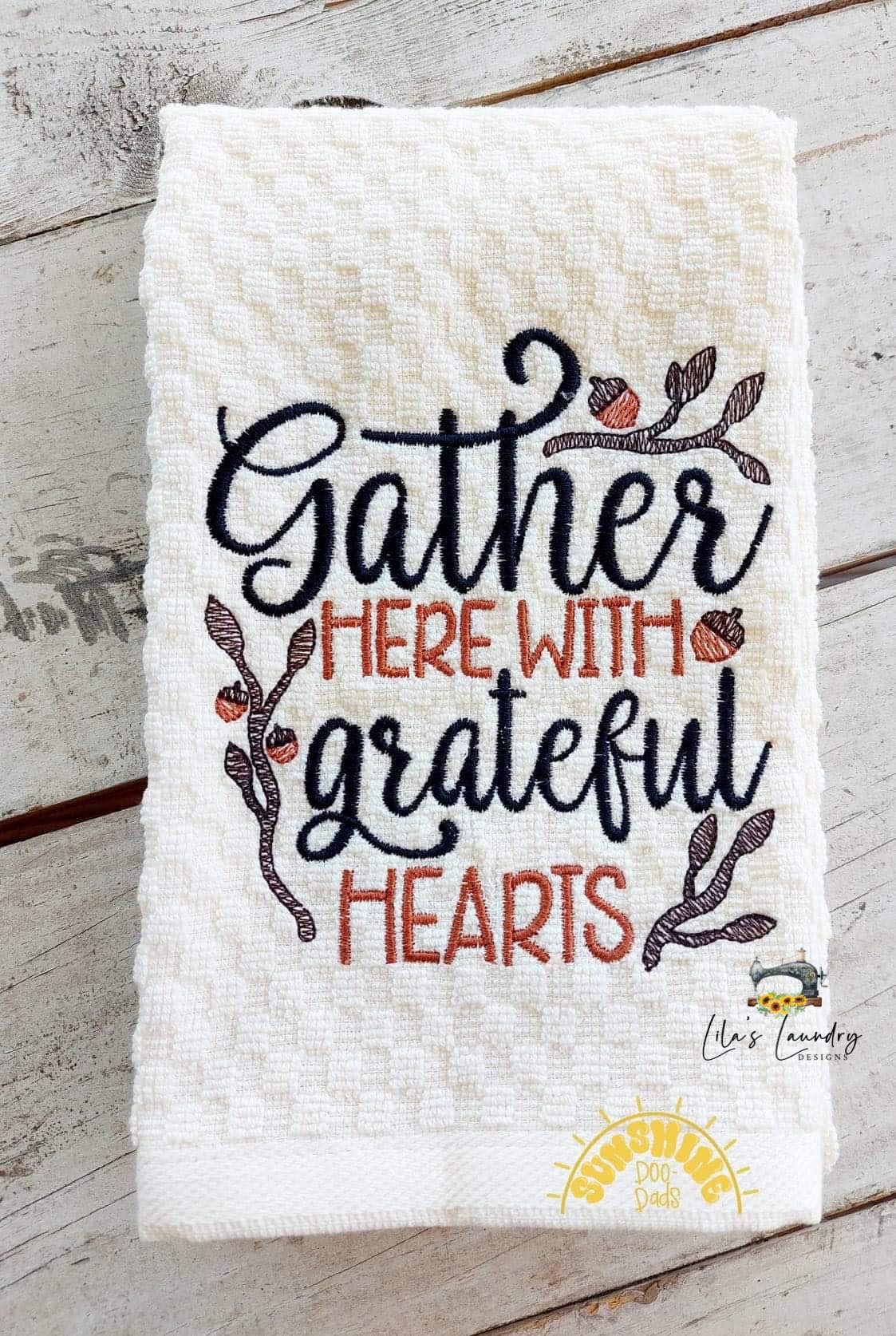 Gather Here - 4 sizes- Digital Embroidery Design