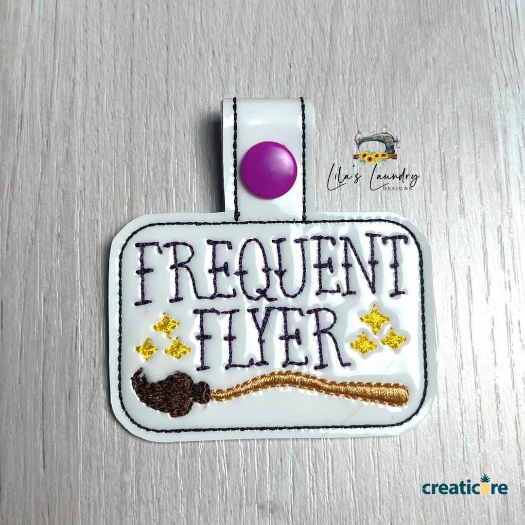Frequent Flyer Fobs - DIGITAL Embroidery DESIGN