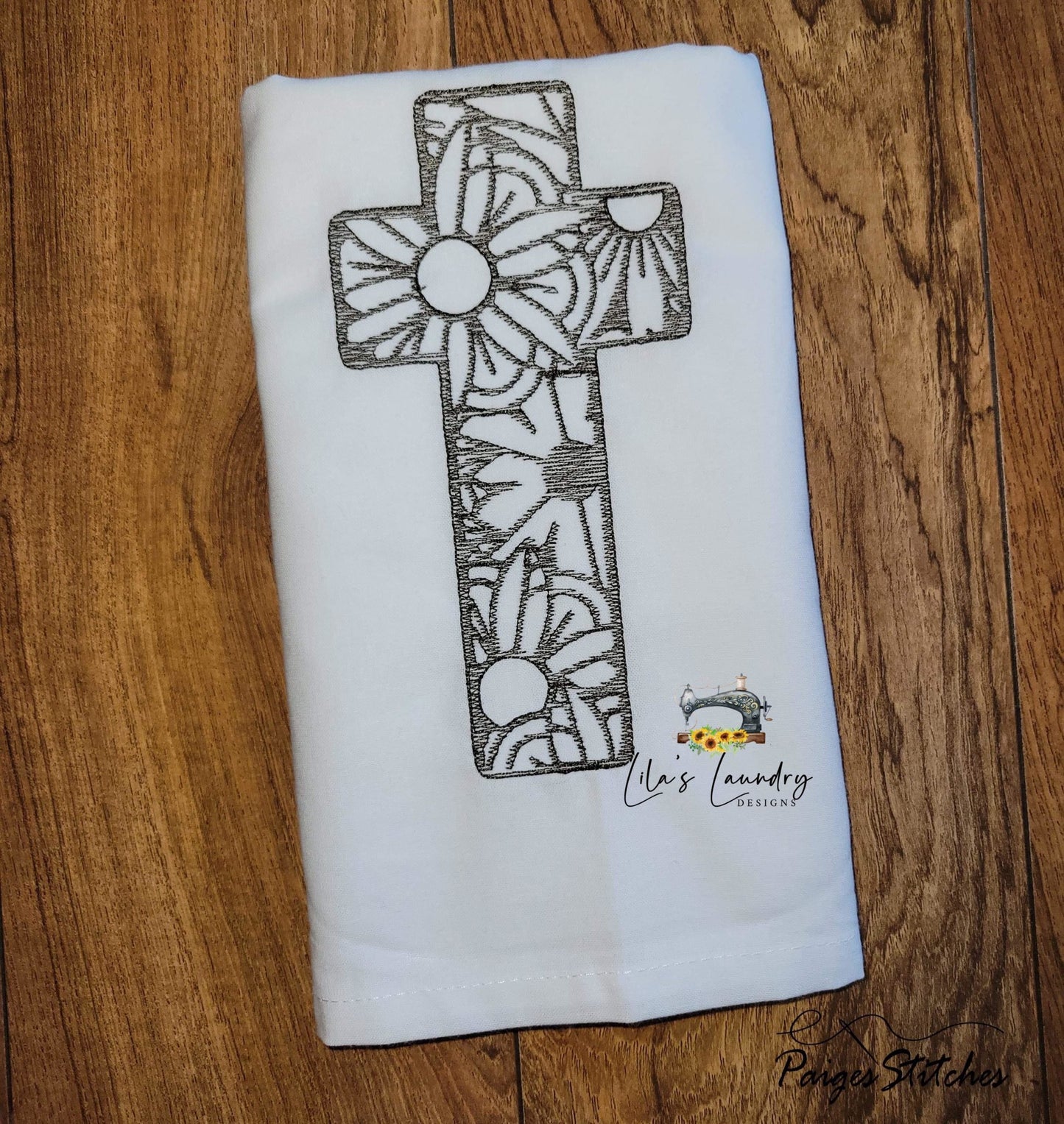Cross Zentangle - 3 sizes- Digital Embroidery Design