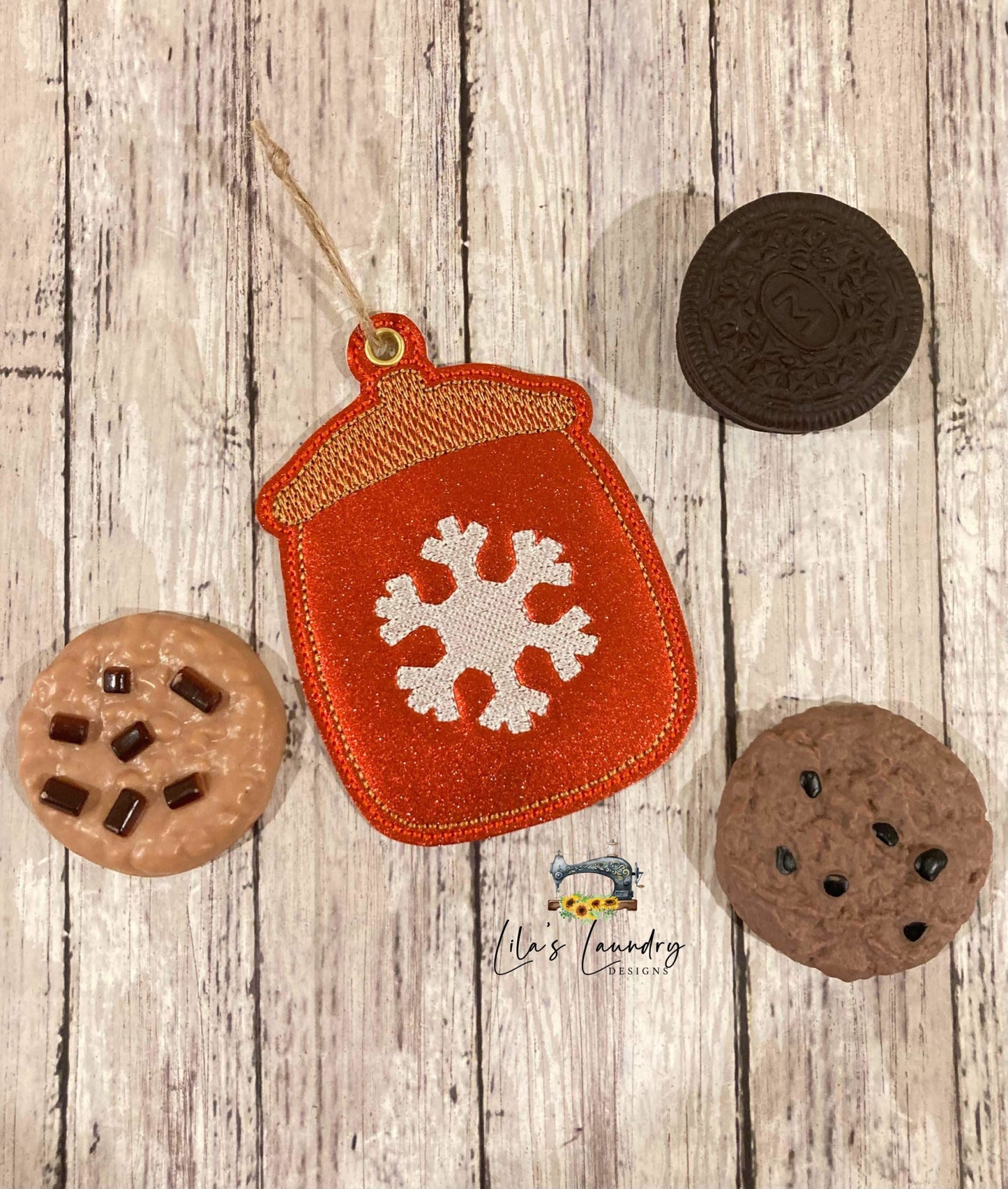 Cookie Jar Ornament - Digital Embroidery Design