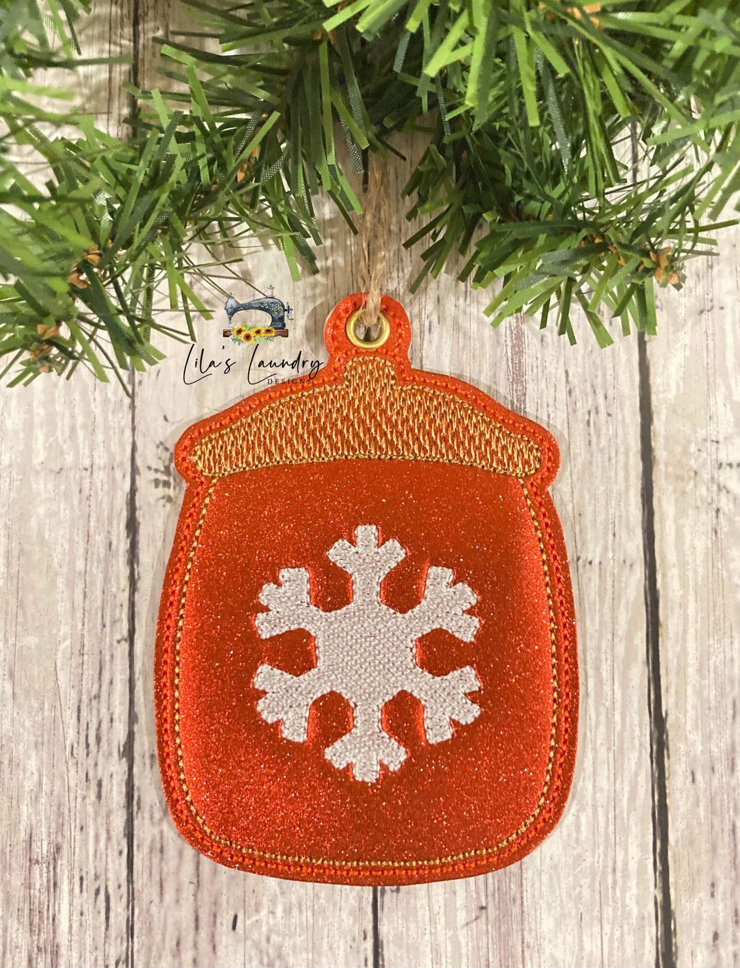 Cookie Jar Ornament - Digital Embroidery Design