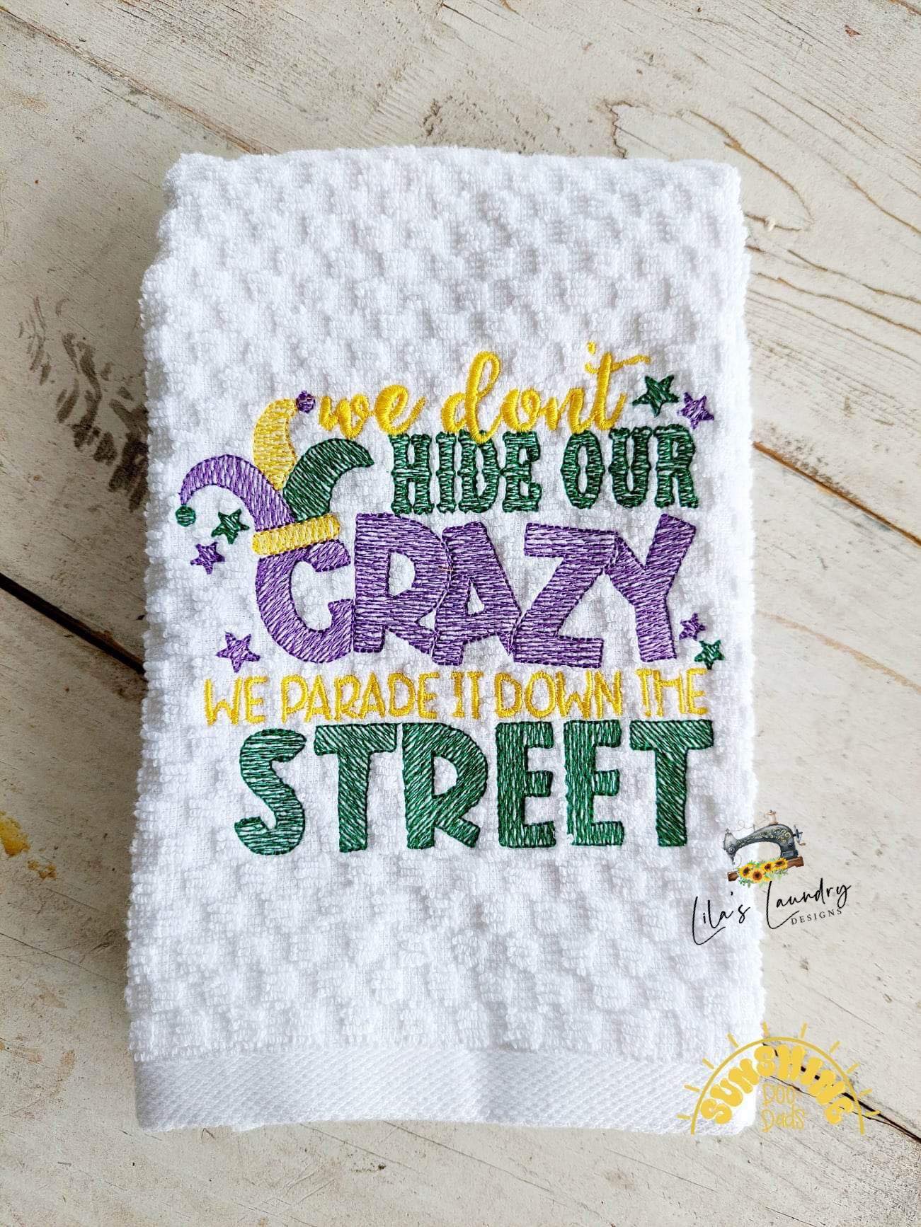 Parade it Down the Street - 3 sizes- Digital Embroidery Design