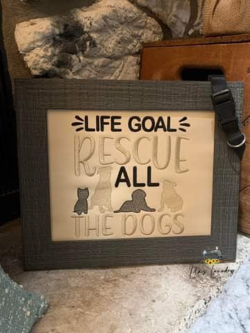 Rescuse All the Dogs - 4 sizes- Digital Embroidery Design