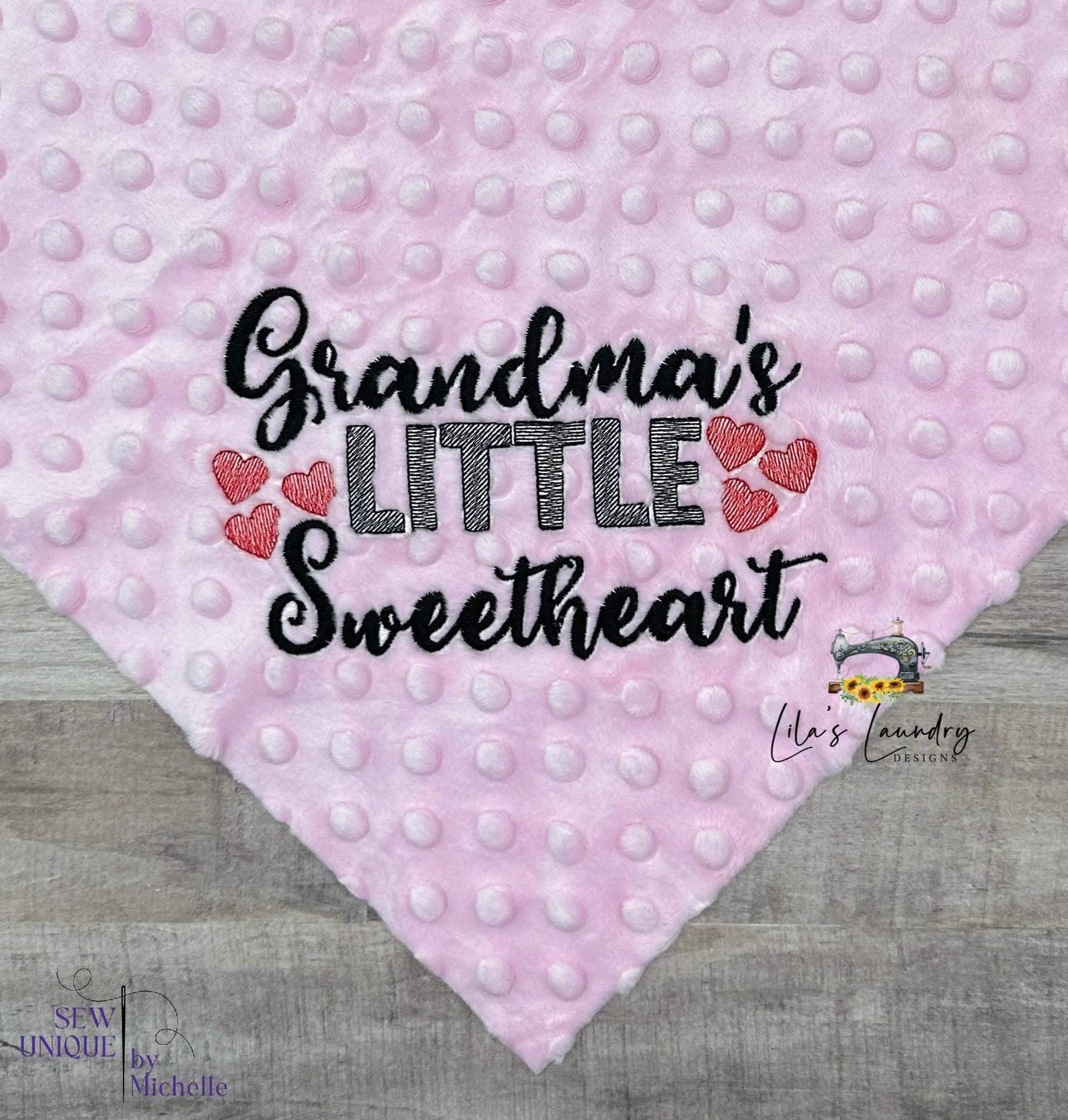 Grandma's Little Sweetheart - 4 sizes- Digital Embroidery Design