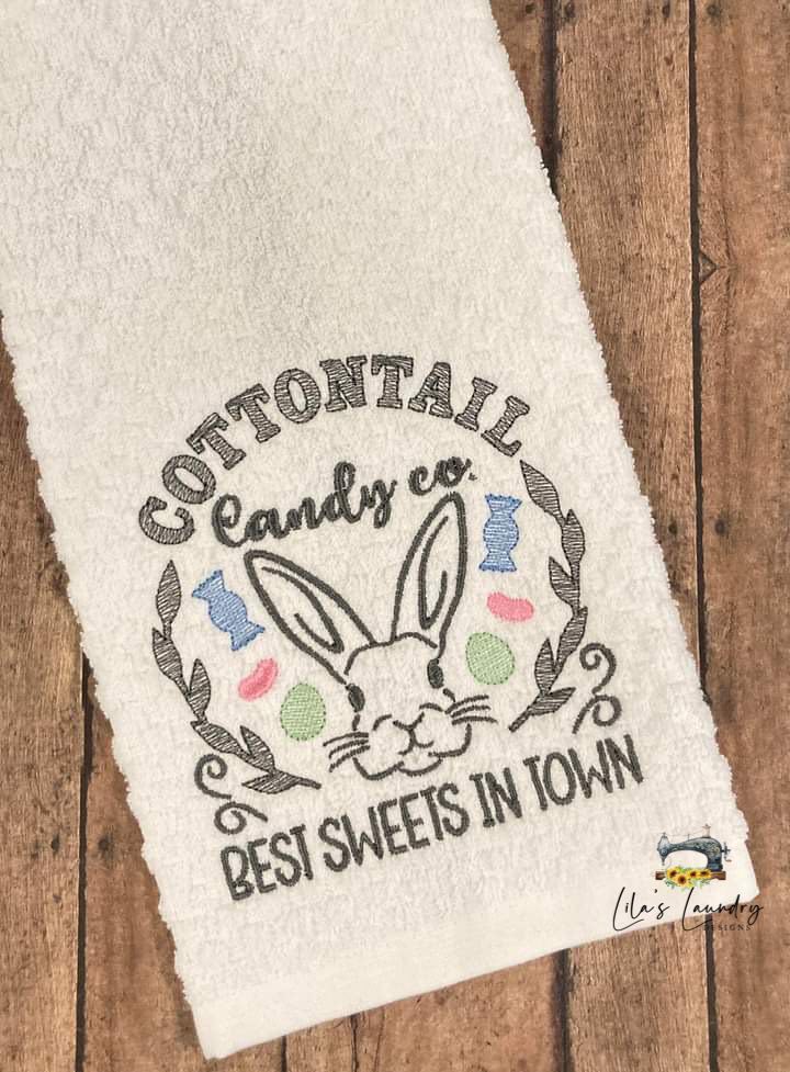 Cottontail Candy Co. - 4 sizes- Digital Embroidery Design
