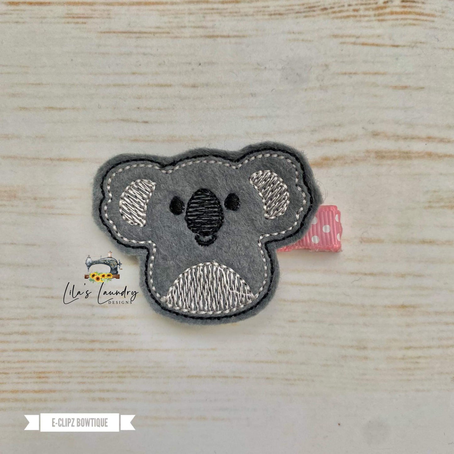 Koala Squish Squad 2 inch Feltie - Digital Embroidery Design