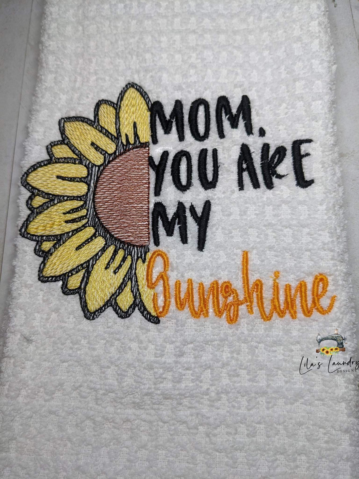 Mom Sunshine - 4 sizes- Digital Embroidery Design