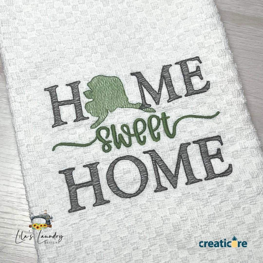 Home Sweet Home Alaska - 4 sizes- Digital Embroidery Design