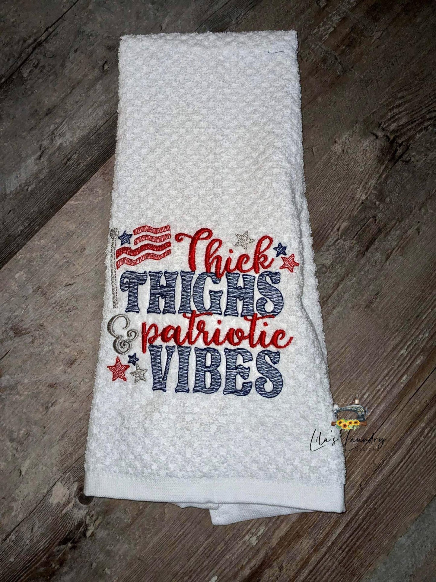 Patriotic Vibes - 3 sizes- Digital Embroidery Design