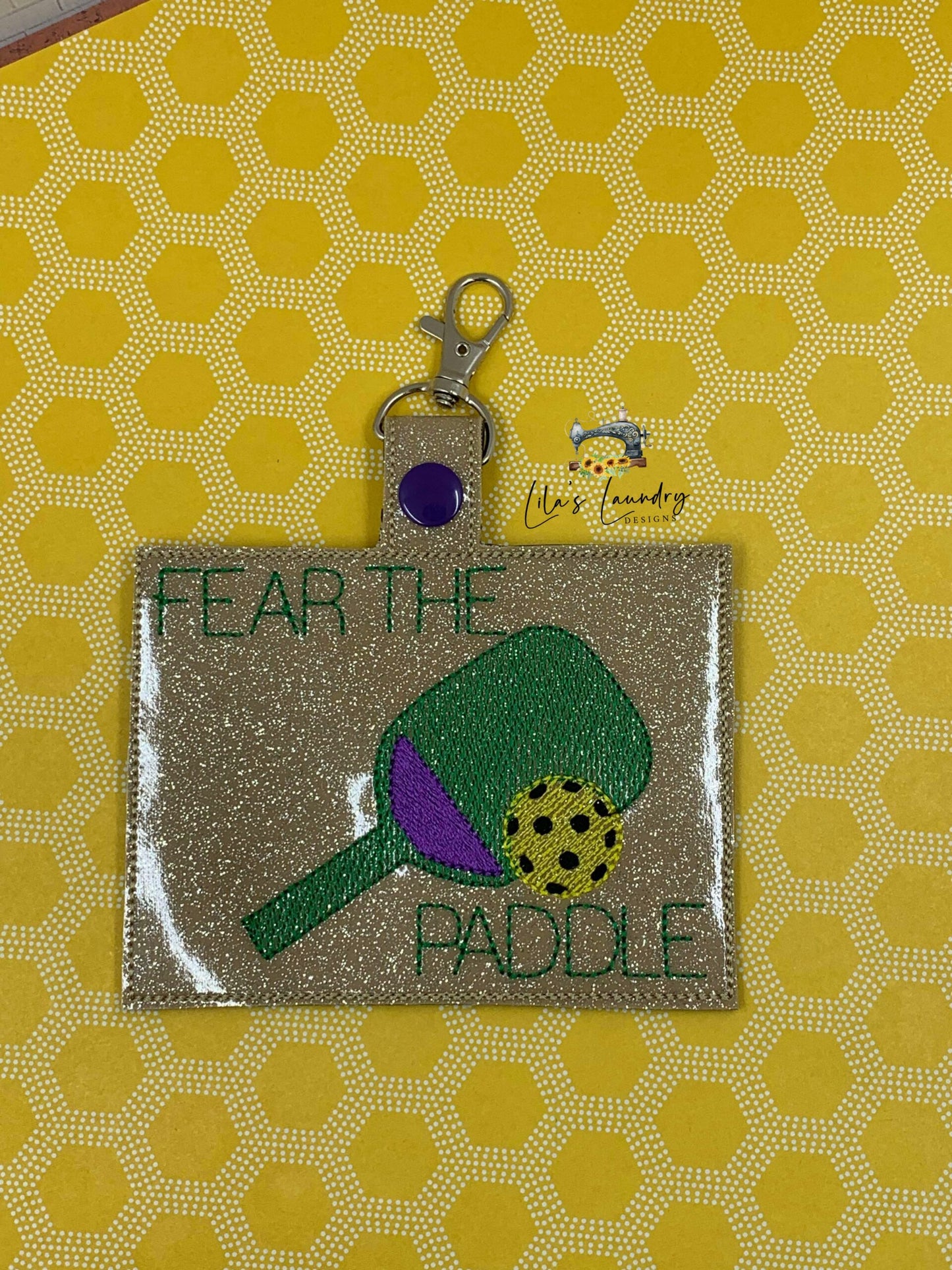 Fear the Paddle Luggage Tag Holders 5x7