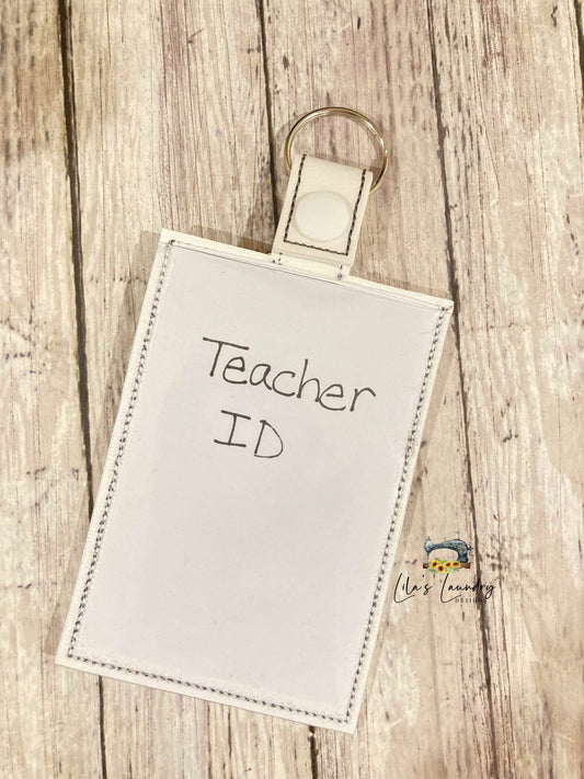 Notebook Paper ID Tag Holders 5x7