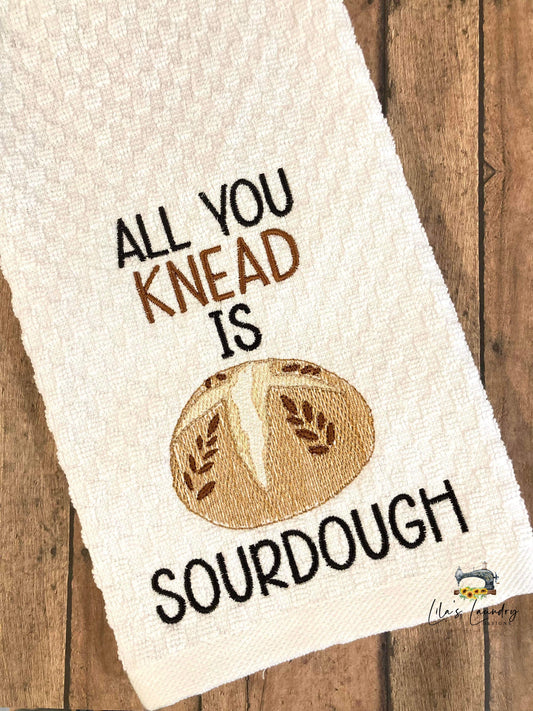All You Knead - 4 sizes- Digital Embroidery Design