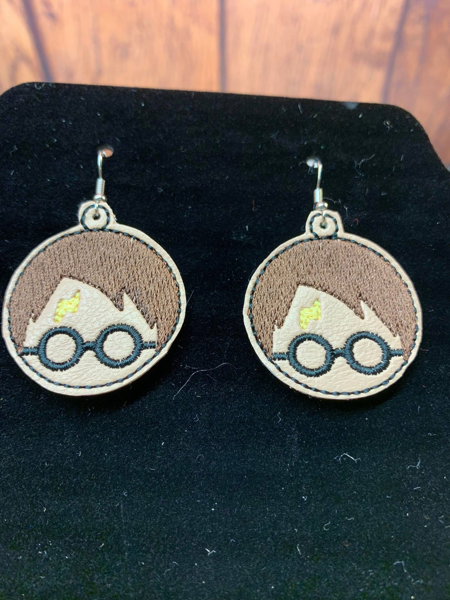 Wizard Boy Earrings - Digital Embroidery Design