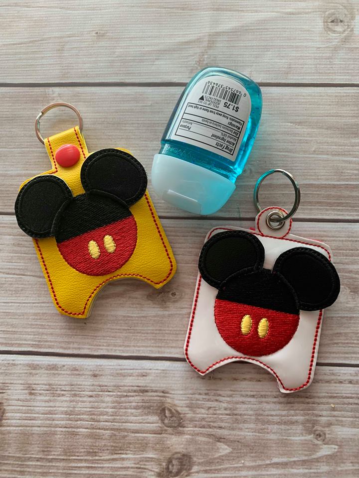 3D Mr. Mouse Sanitizer Holders - DIGITAL Embroidery DESIGN