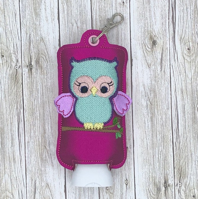 3D Owl - Hand Lotion Holder 5x7 included- DIGITAL Embroidery DESIGN