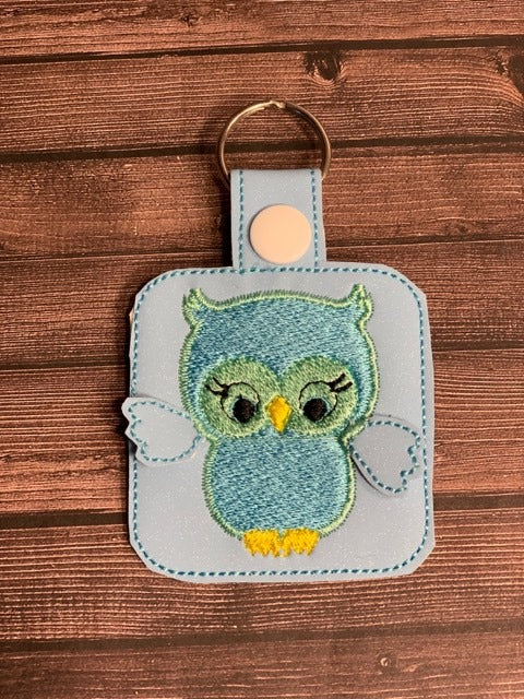 3D Owl Fobs- 4x4 and 5x7 grouped- DIGITAL Embroidery DESIGN