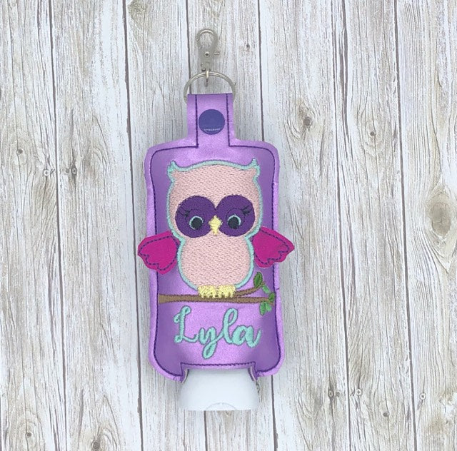 3D Owl - Hand Lotion Holder 5x7 included- DIGITAL Embroidery DESIGN