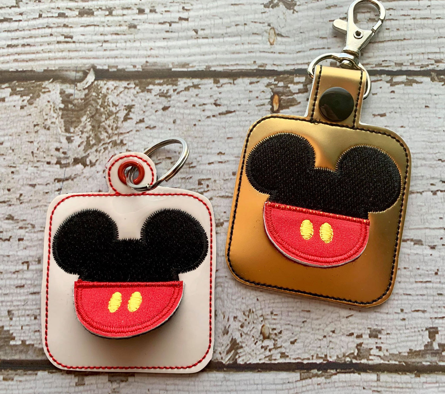 3D Mouse Toodles Fobs - DIGITAL Embroidery DESIGN