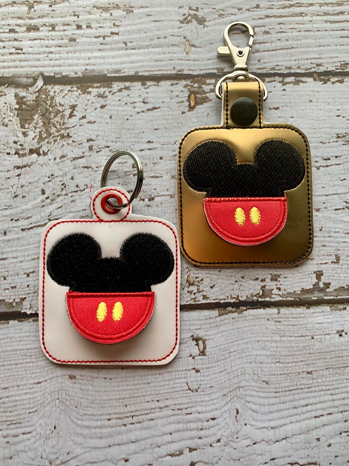 3D Mouse Toodles Fobs - DIGITAL Embroidery DESIGN