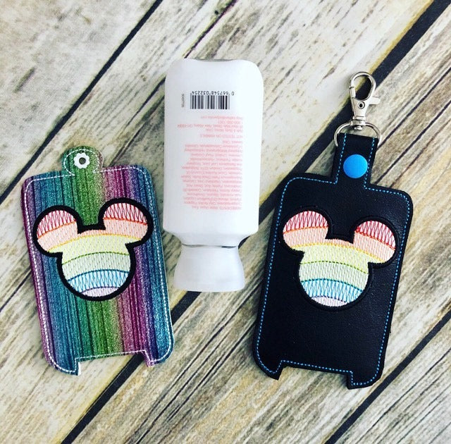 Rainbow Mouse Lotion Holders - DIGITAL Embroidery DESIGN