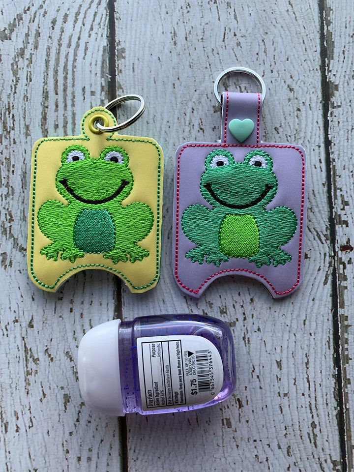 Frog Sanitizer Holder - DIGITAL Embroidery DESIGN